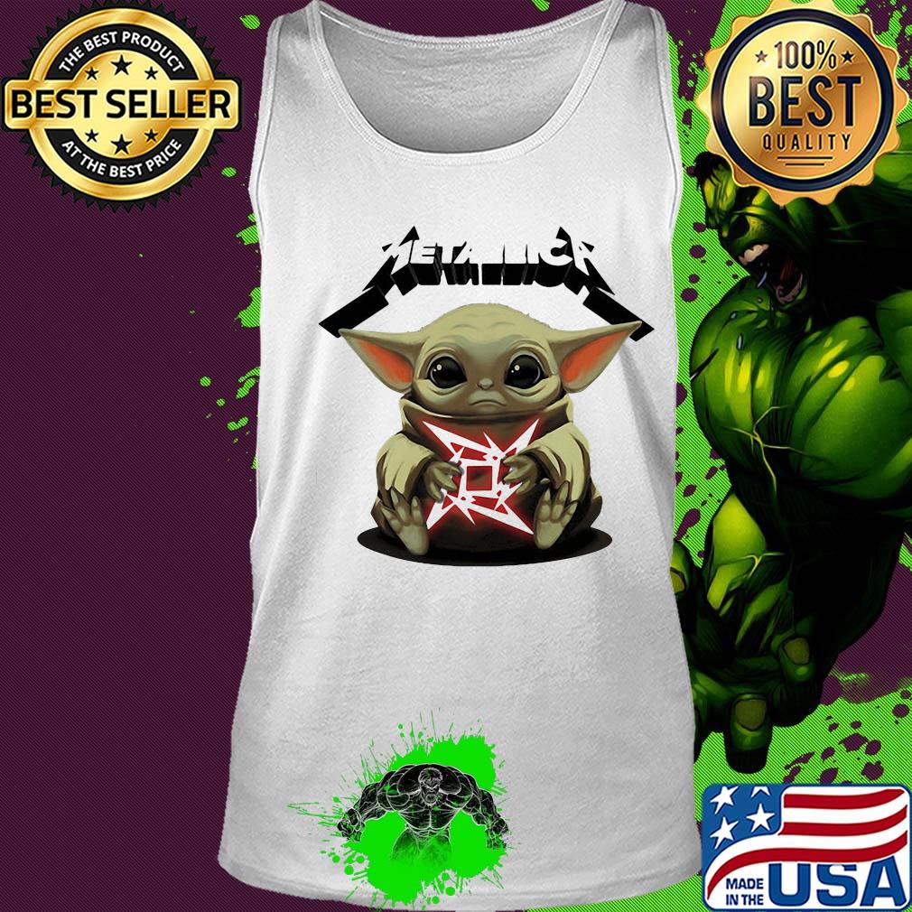 Star wars baby yoda hug metallica s Tank top Star wars baby yoda hug metallica s Tank top