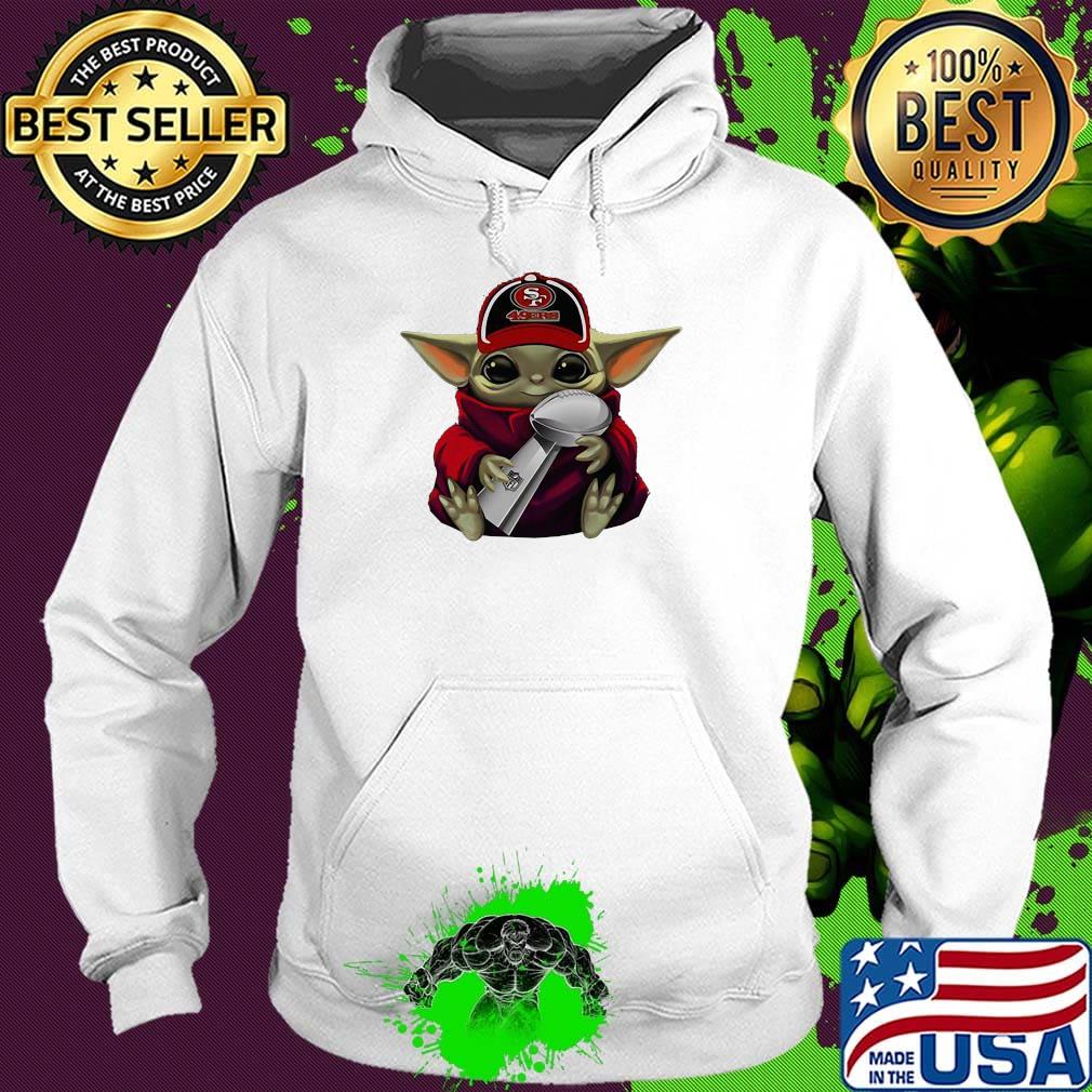 Star wars baby yoda hug san francisco 49ers champions s Hoodie Star wars baby yoda hug san francisco 49ers champions s Hoodie