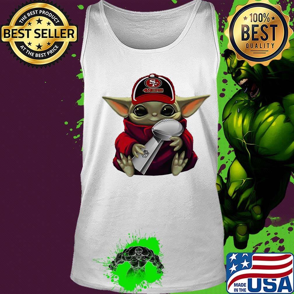 Star wars baby yoda hug san francisco 49ers champions s Tank top Star wars baby yoda hug san francisco 49ers champions s Tank top
