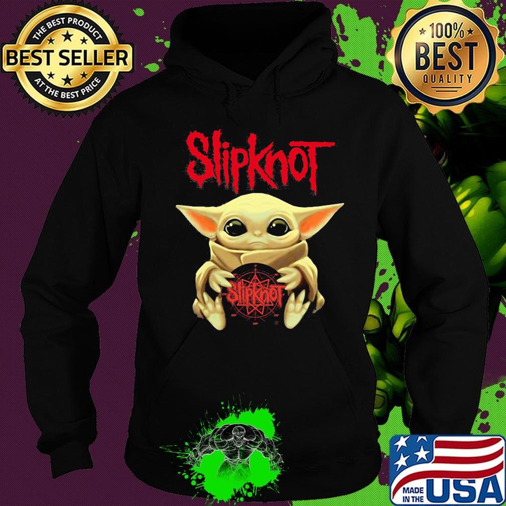 Star wars baby yoda hug slipknot album s Hoodie Star wars baby yoda hug slipknot album s Hoodie