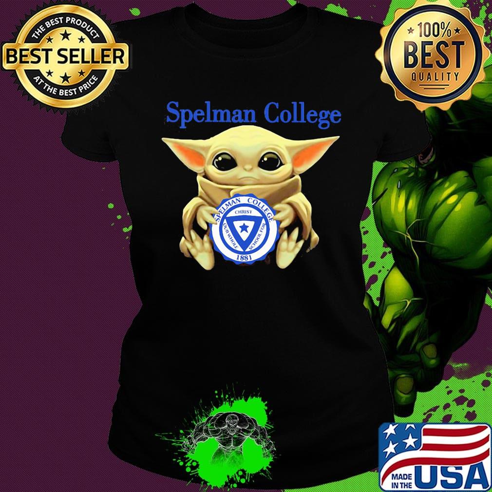 Star wars baby yoda hug spelman college s Ladies tee Star wars baby yoda hug spelman college s Ladies tee