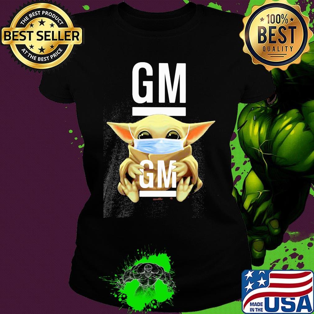 Star wars baby yoda mask hug general motor s Ladies tee Star wars baby yoda mask hug general motor s Ladies tee