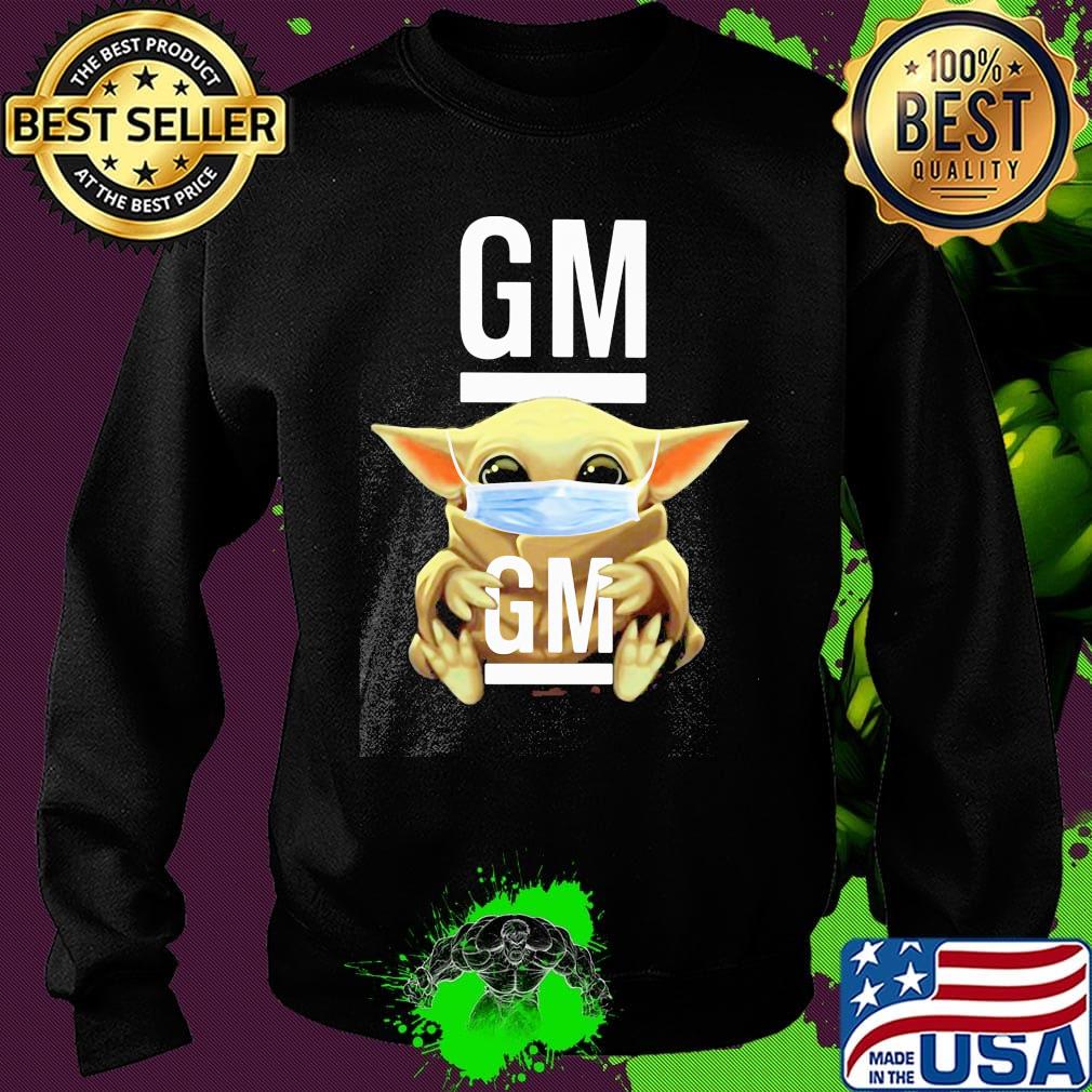 Star wars baby yoda mask hug general motor s Sweater Star wars baby yoda mask hug general motor s Sweater
