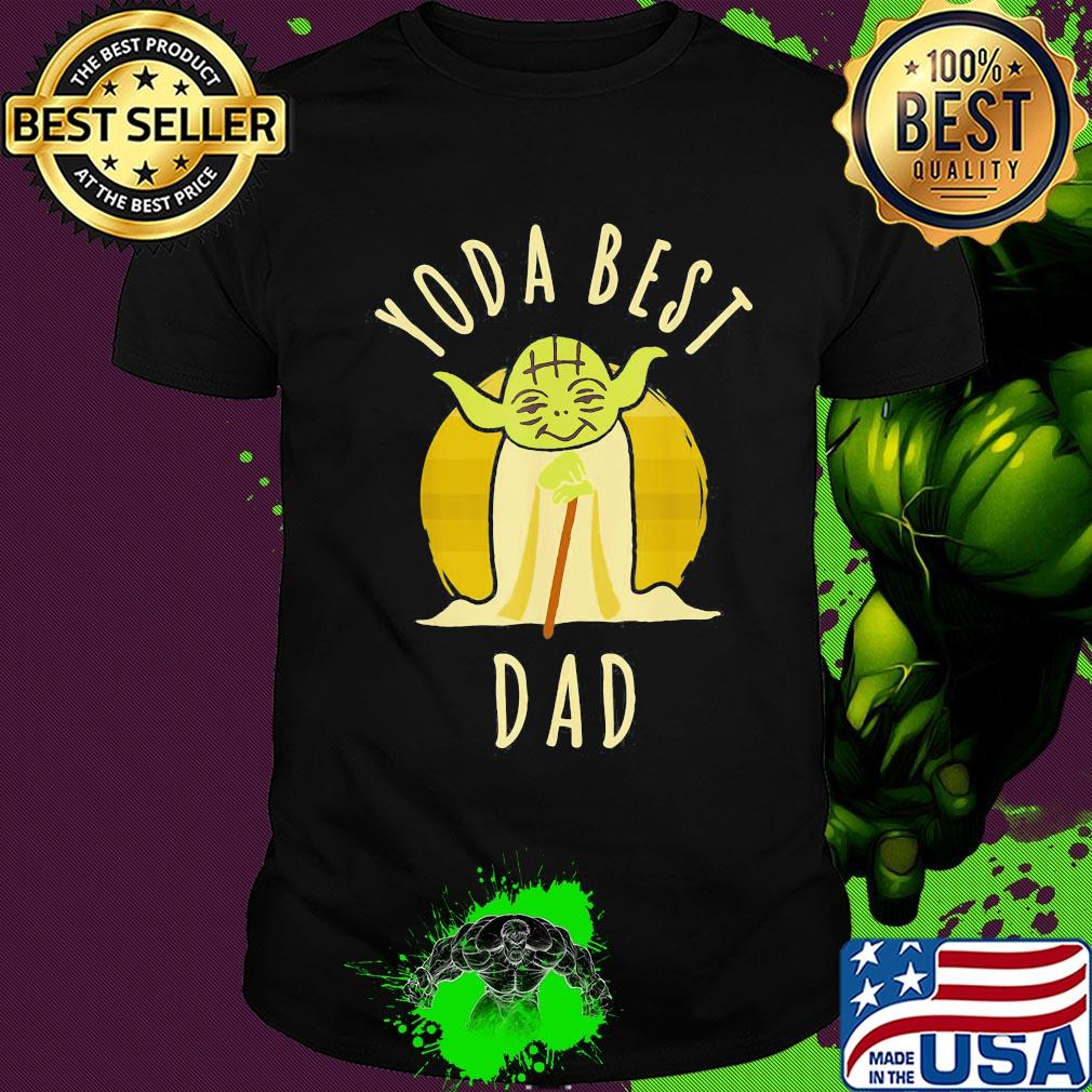 Star wars yoda best dad happy father's day vintage retro shirt