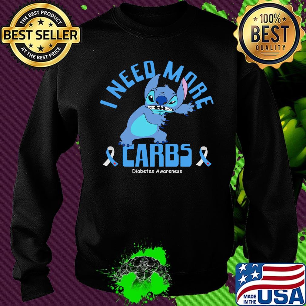 Stitch i need more carbs diabetes awareness s Sweater Stitch i need more carbs diabetes awareness s Sweater