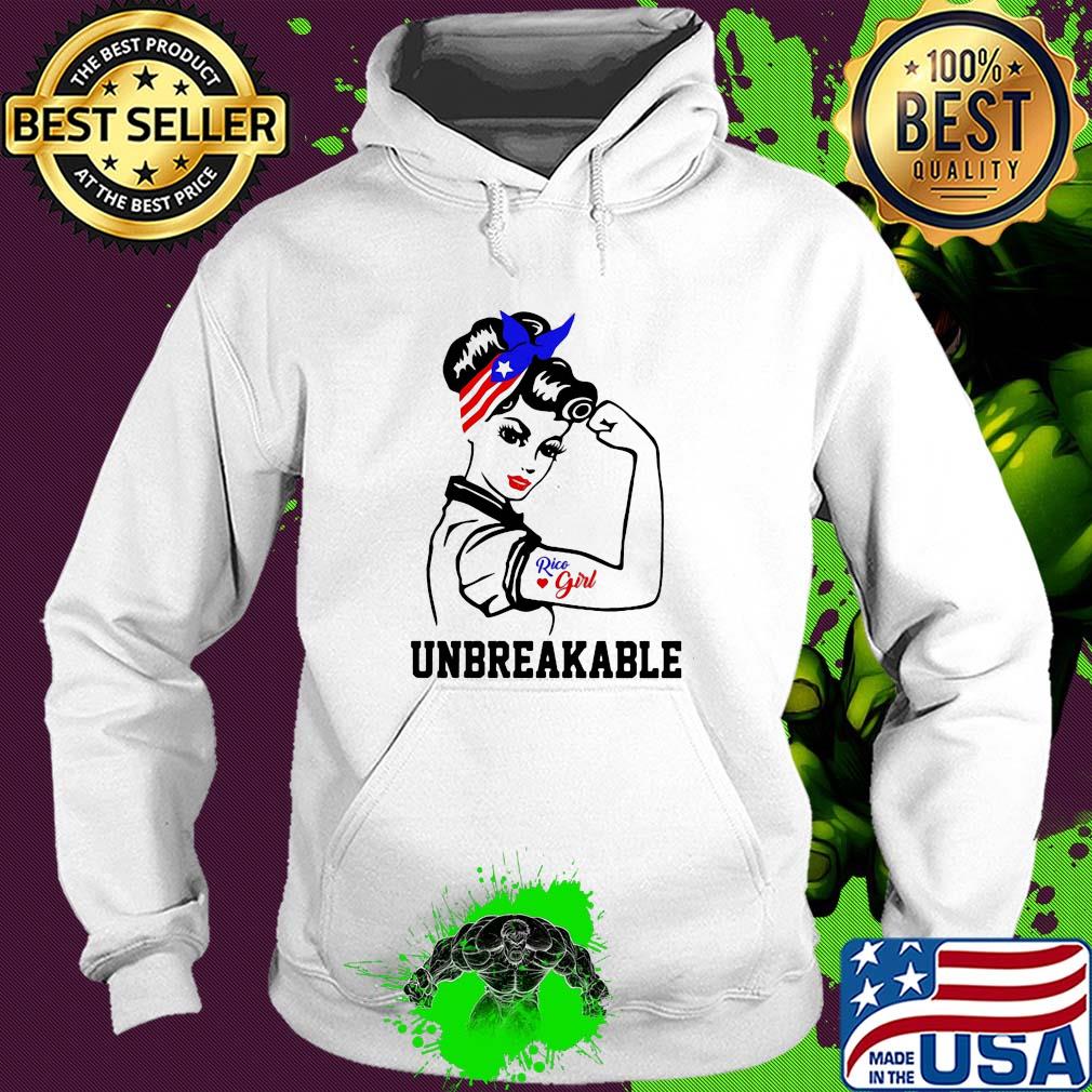 Strong woman rice girl unbreakable American flag veteran Independence Day s Hoodie Strong woman rice girl unbreakable American flag veteran Independence Day s Hoodie