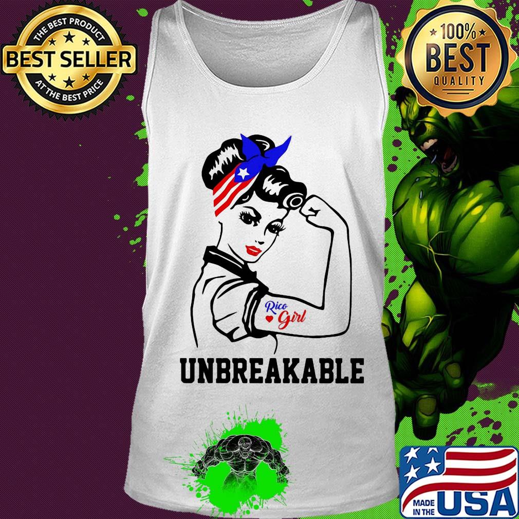 Strong woman rice girl unbreakable American flag veteran Independence Day s Tank top Strong woman rice girl unbreakable American flag veteran Independence Day s Tank top
