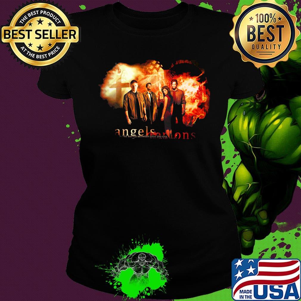 Supernatural angels seasons fire s Ladies tee Supernatural angels seasons fire s Ladies tee