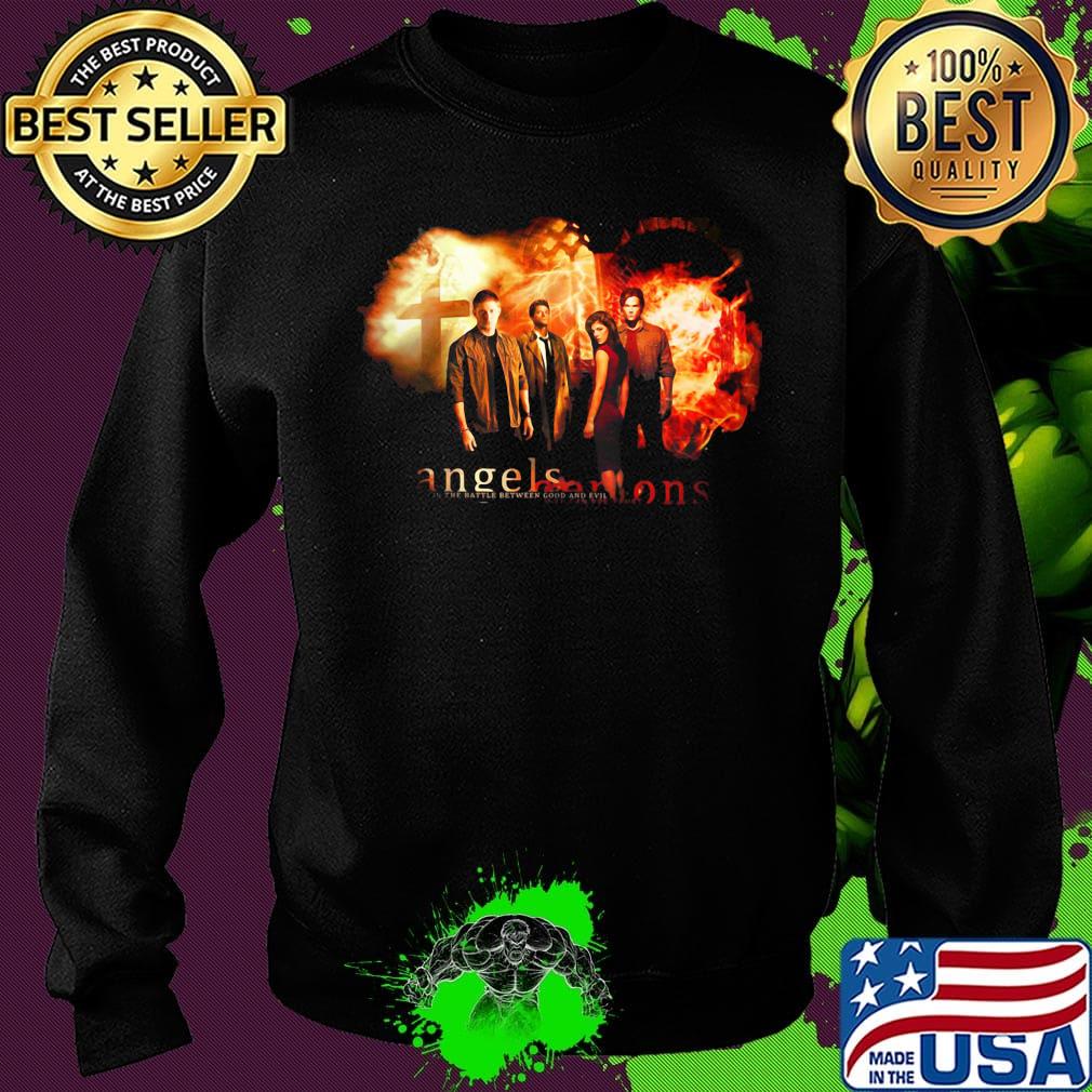 Supernatural angels seasons fire s Sweater Supernatural angels seasons fire s Sweater