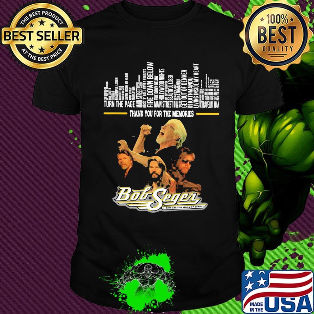Thank you for the memories bob seger band shirt