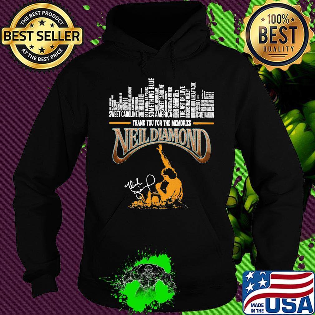 Thank you for the memories neil diamond signatures s Hoodie Thank you for the memories neil diamond signatures s Hoodie