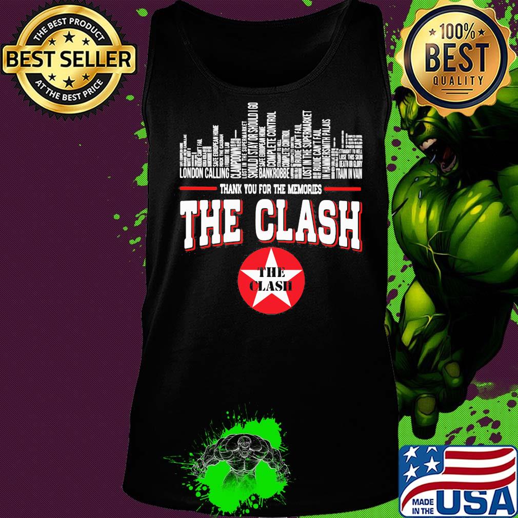 Thank you for the memories the clash s Tank top Thank you for the memories the clash s Tank top