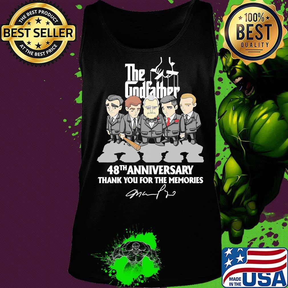 The godfather 48th anniversary thank you for the memories signatures s Tank top The godfather 48th anniversary thank you for the memories signatures s Tank top