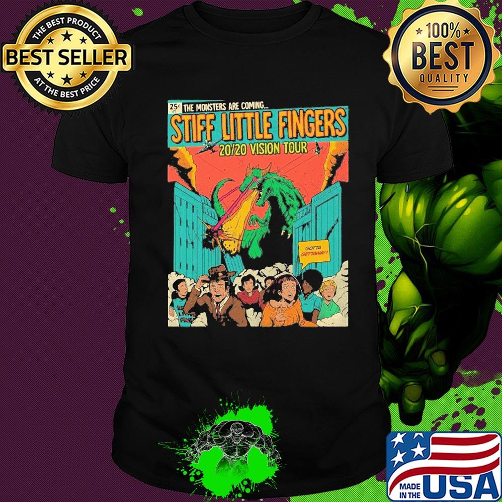 The monster are coming stiff little fingers 2020 vision tour shirt