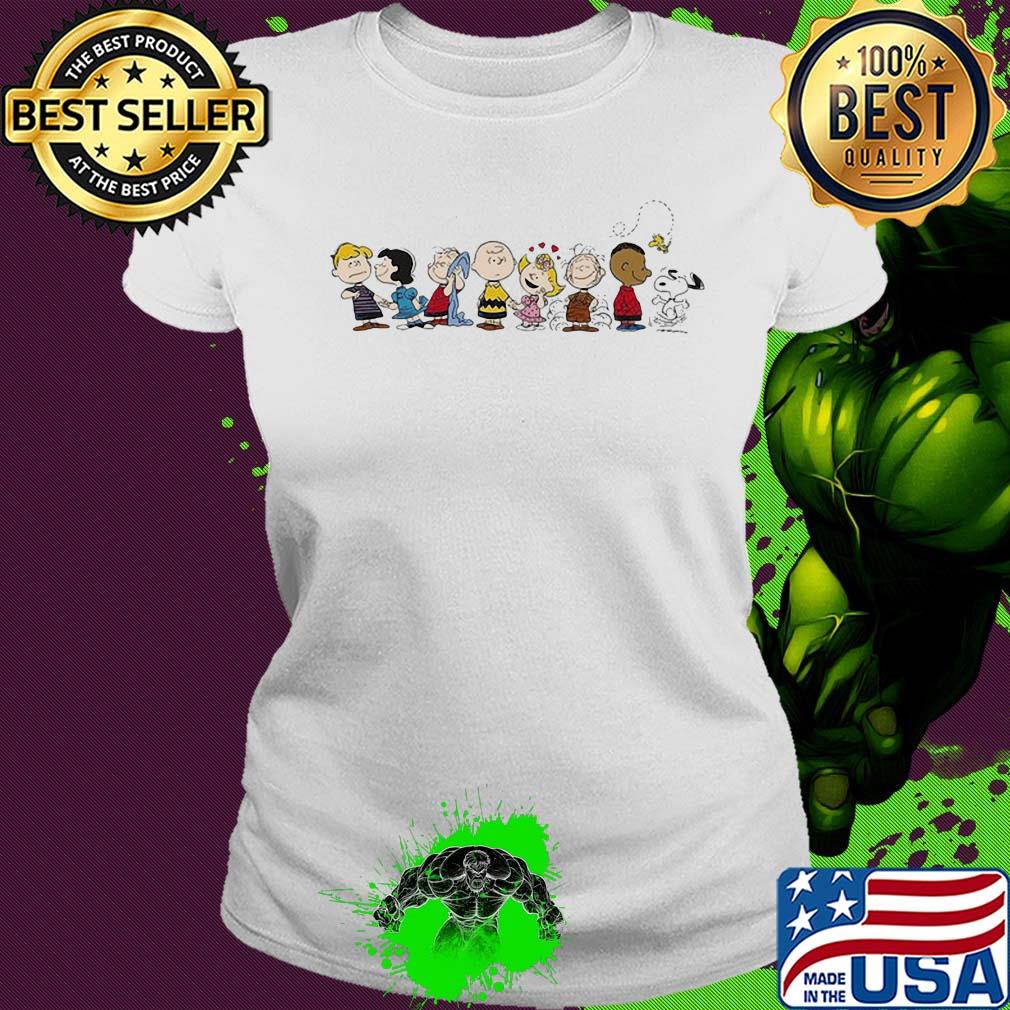 The peanuts cartoon characters s Ladies tee The peanuts cartoon characters s Ladies tee