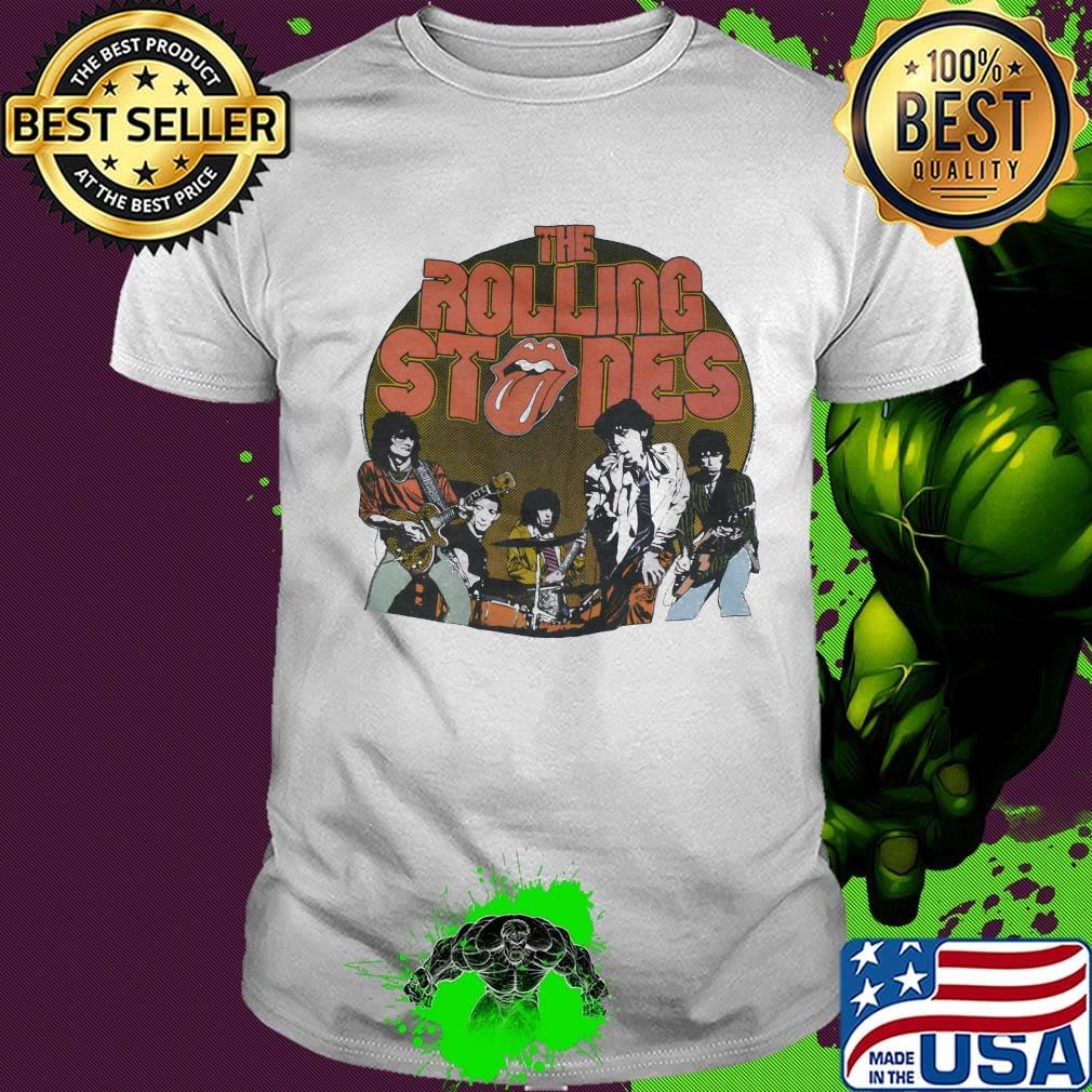 The rolling stones retro 70's vibe vintage shirt