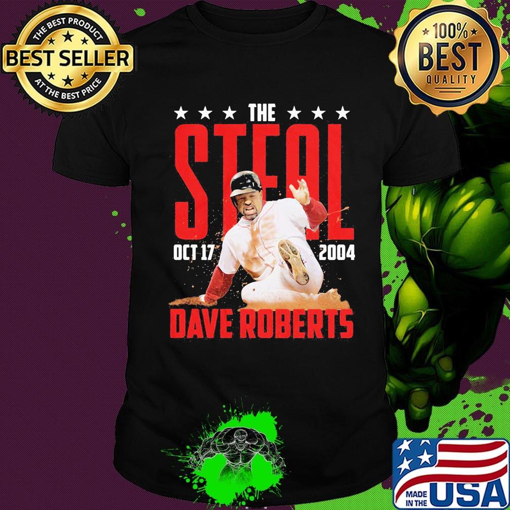 The steal october 17 2004 dave roberts baseball team shirt