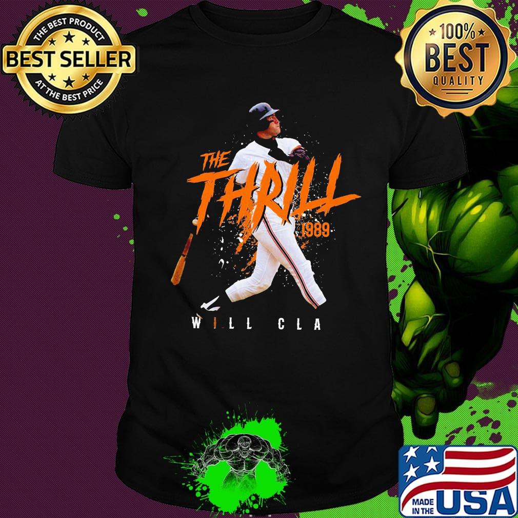 The thrill 1989 will-clark san francisco baseball shirt The thrill 1989 will-clark san francisco baseball shirt