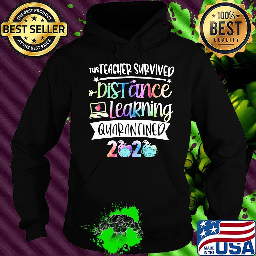 This teacher survived distance learning quarantined 2020 apple mask s Hoodie This teacher survived distance learning quarantined 2020 apple mask s Hoodie