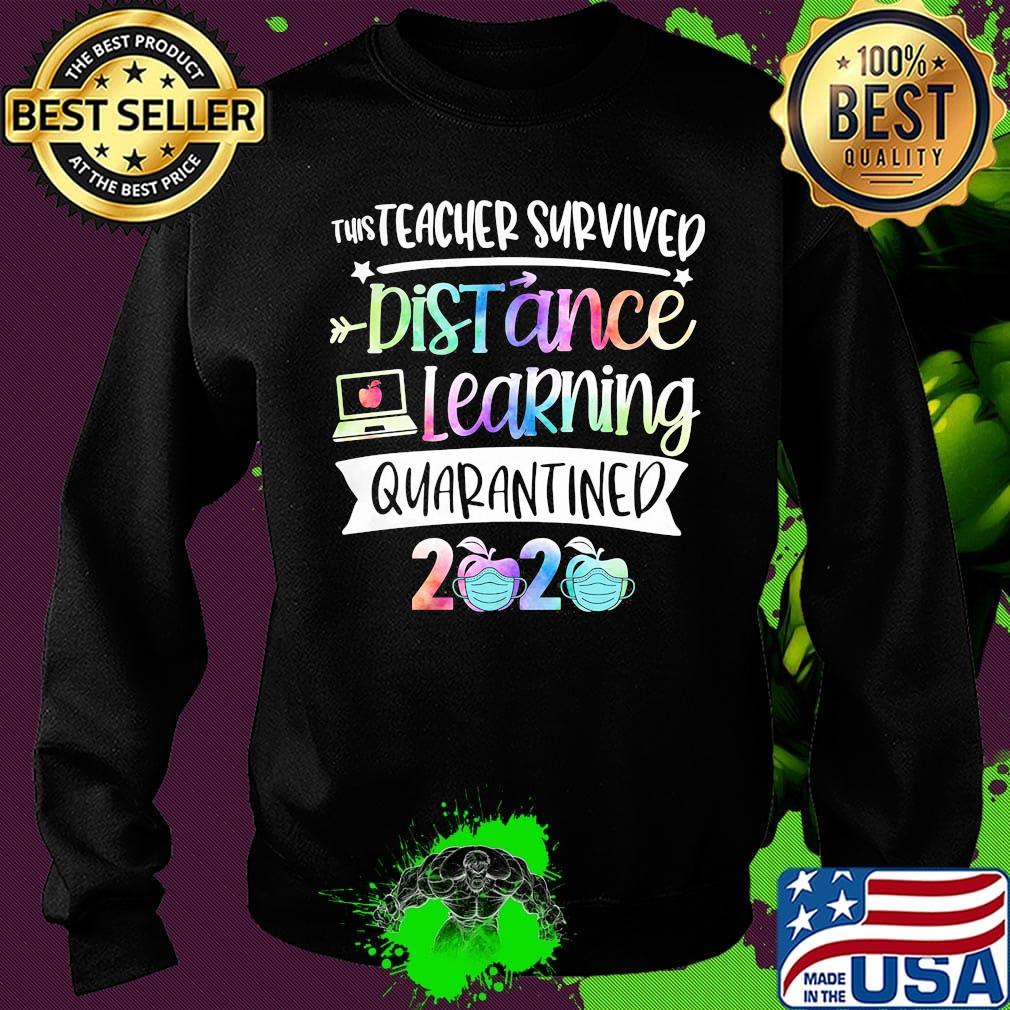 This teacher survived distance learning quarantined 2020 apple mask s Sweater This teacher survived distance learning quarantined 2020 apple mask s Sweater