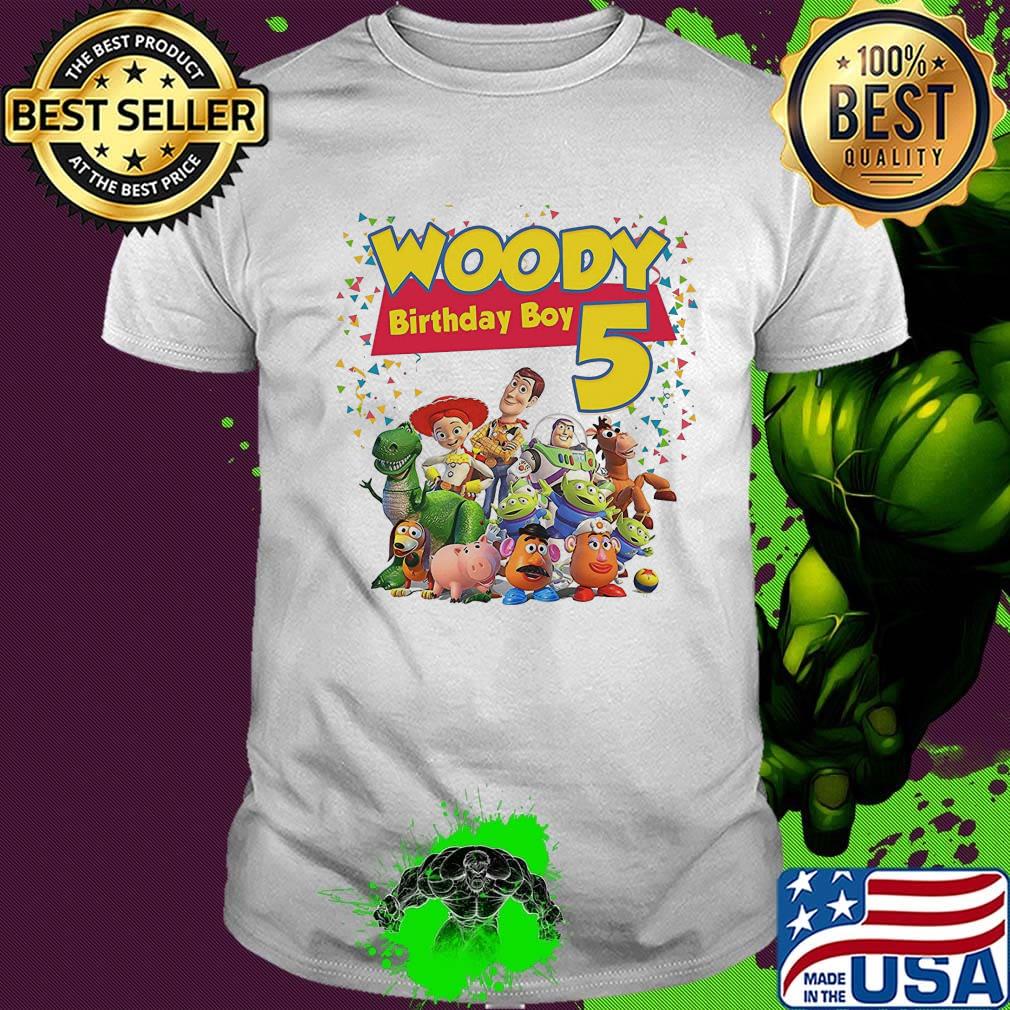 Toy Story Woody Birthday Boy 5 Shirt