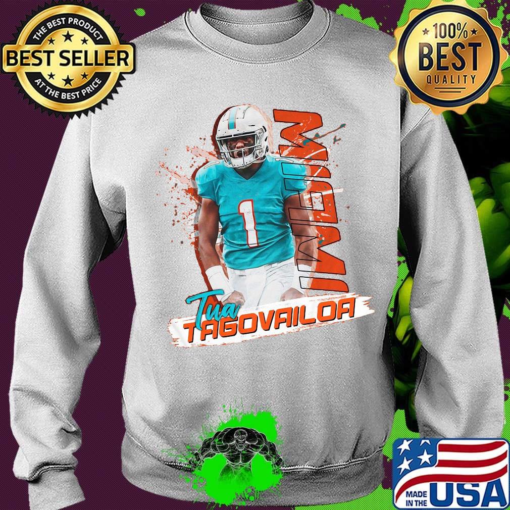 Tua tagovailoa 1 miami dolphins football s Sweater Tua tagovailoa 1 miami dolphins football s Sweater