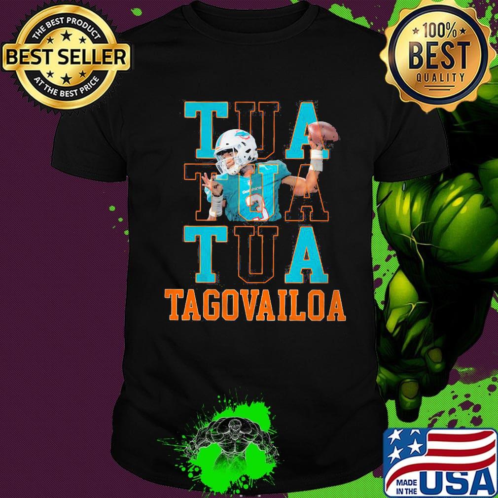 Tua tua tua tagovailoa miami dolphins football team player shirt