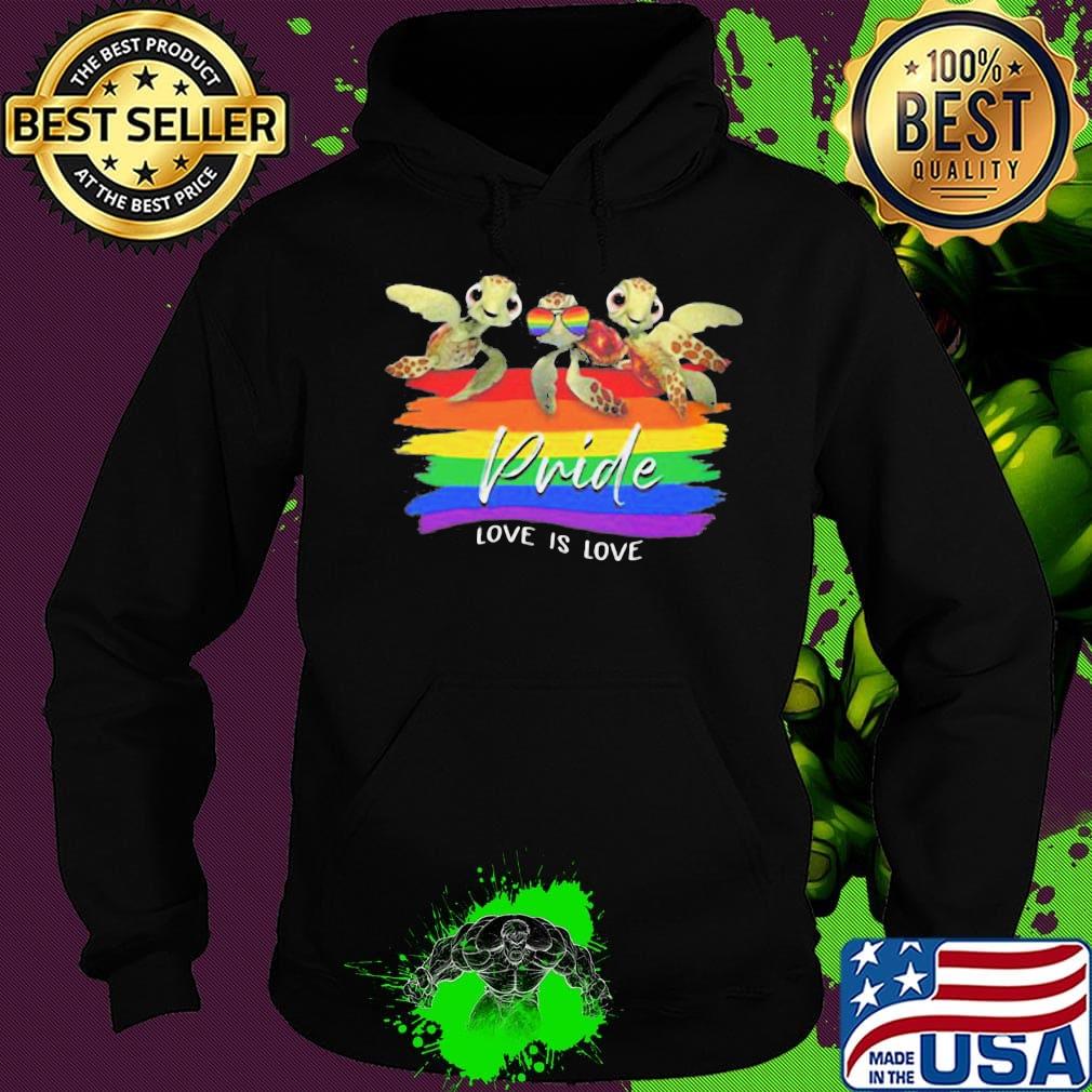 Turtle LGBT Pride Rainbow Love Is Love Shirt Hoodie Turtle LGBT Pride Rainbow Love Is Love Shirt Hoodie