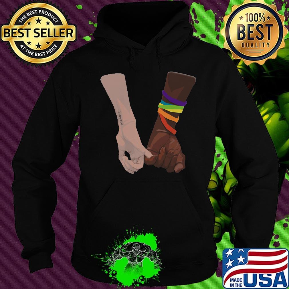 Two Hand Black Lives Matter Color Shirt Hoodie Two Hand Black Lives Matter Color Shirt Hoodie