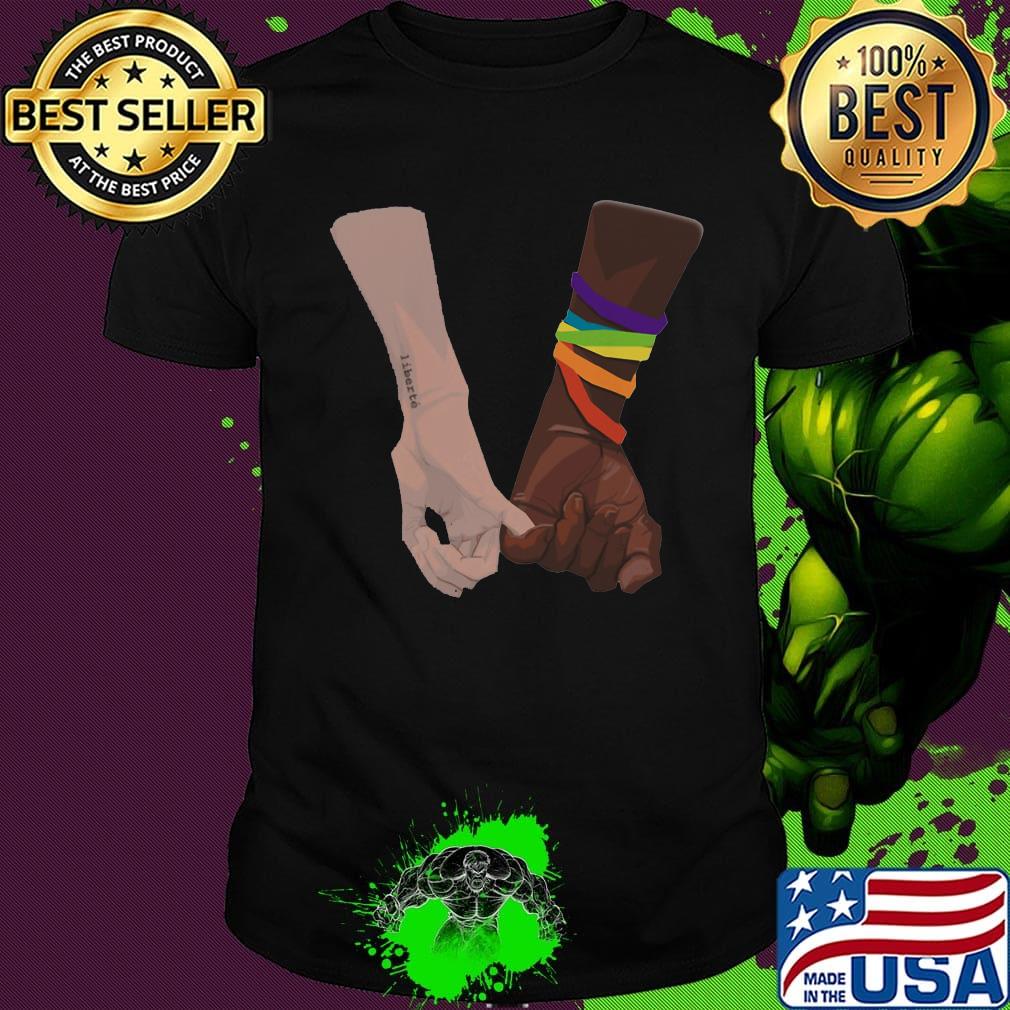 Two Hand Black Lives Matter Color Shirt Two Hand Black Lives Matter Color Shirt