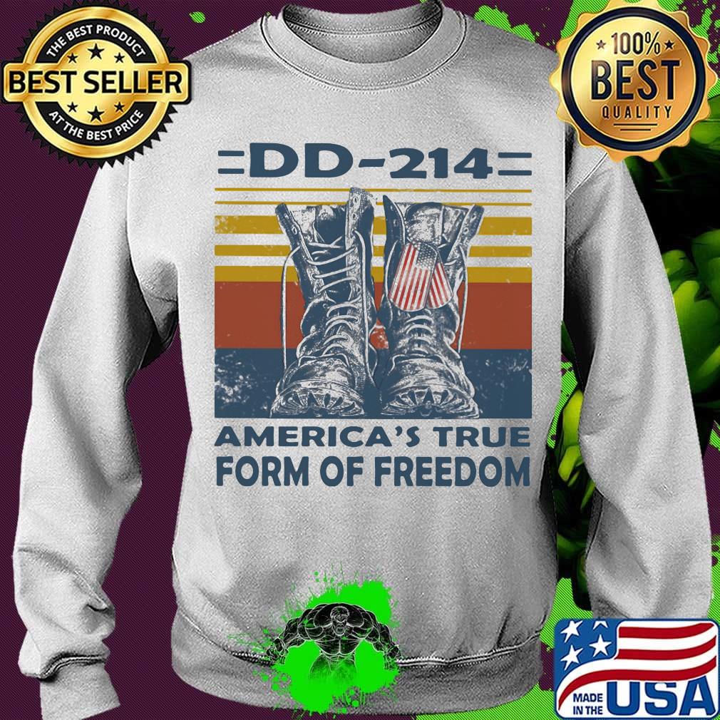 Veteran dd-214 america's true form of freedom independence day vintage retro s Sweater Veteran dd-214 america's true form of freedom independence day vintage retro s Sweater