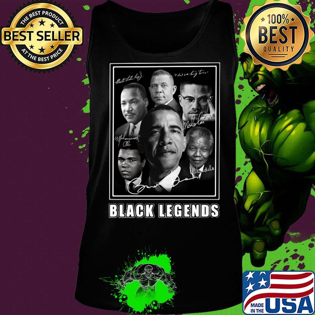 Vintage black history legends characters signatures s Tank top Vintage black history legends characters signatures s Tank top