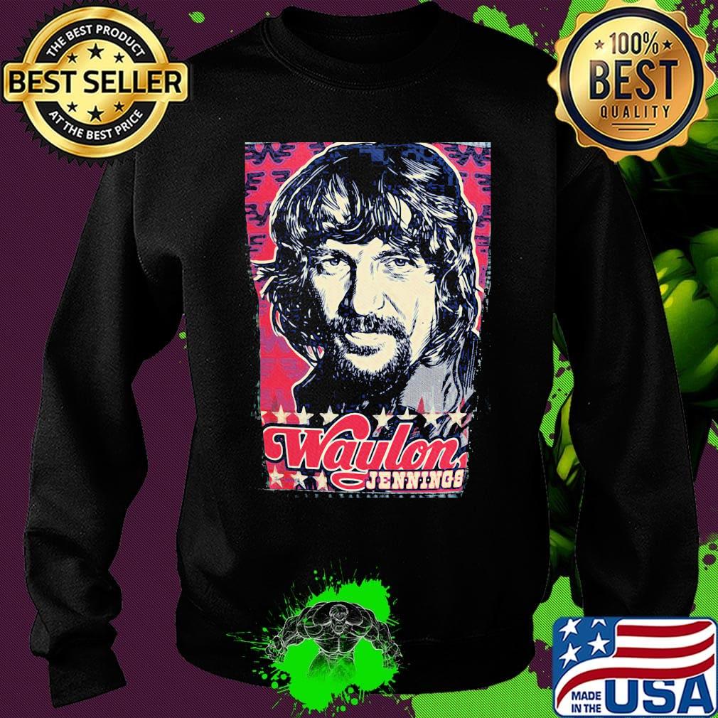 Waylon jennings stars art s Sweater Waylon jennings stars art s Sweater