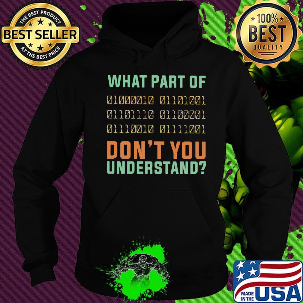 What part of don't you understand s Hoodie What part of don't you understand s Hoodie