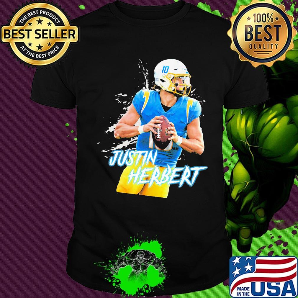 10 justin herbert los angeles football shirt