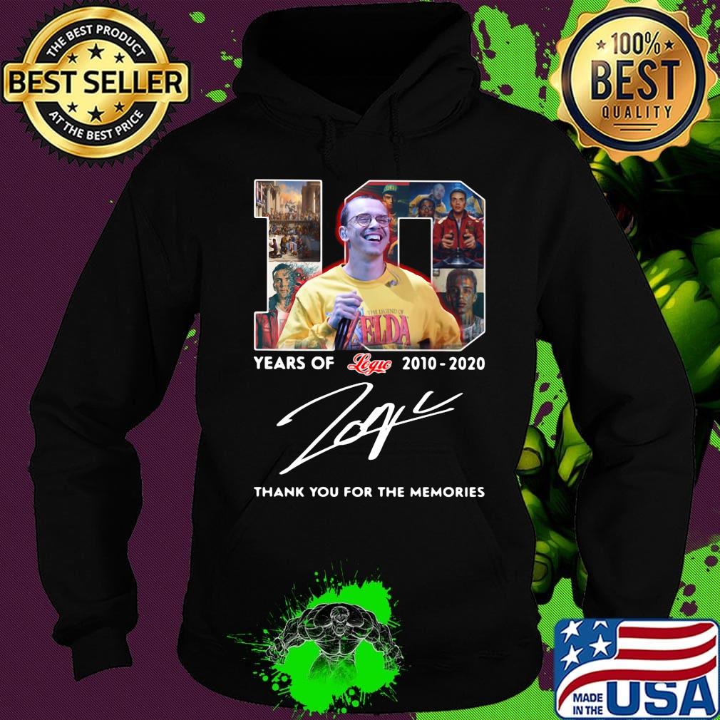 10 years of 2010 2020 logue thank you for the memories signature s Hoodie 10 years of 2010 2020 logue thank you for the memories signature s Hoodie