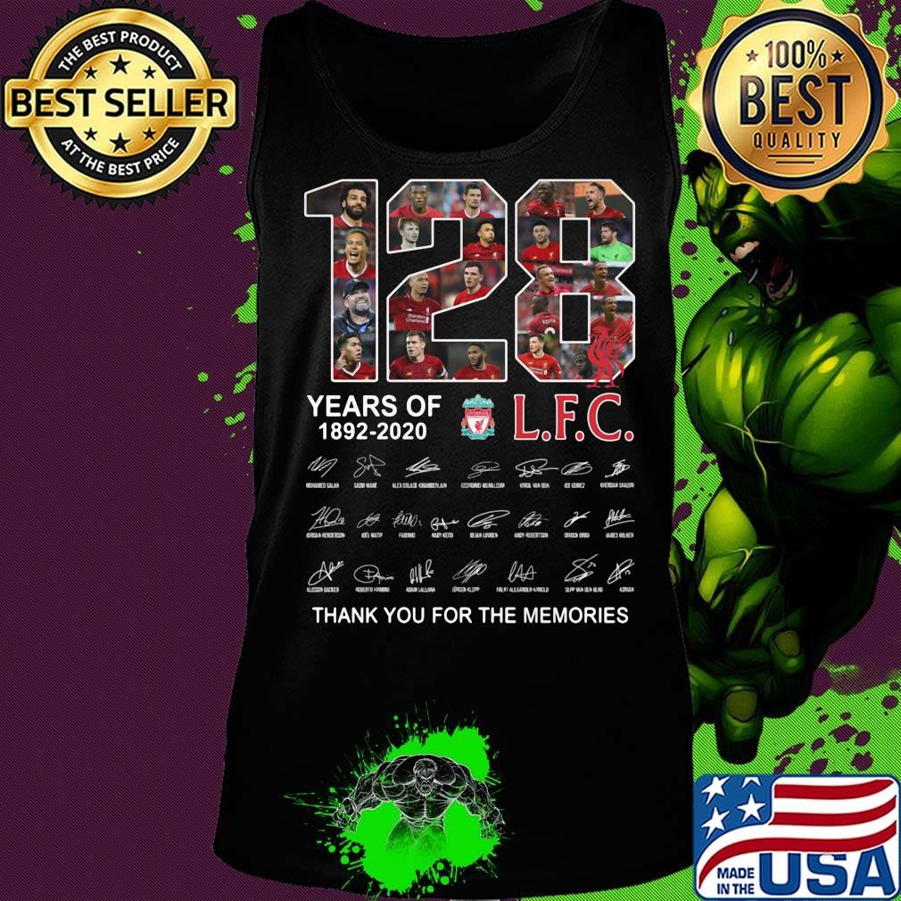 128 years of 1892 2020 liverpool football club players signatures s Tank top 128 years of 1892 2020 liverpool football club players signatures s Tank top