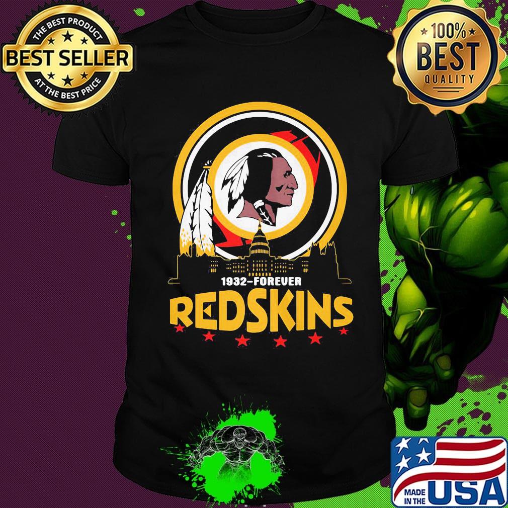 1932 forever washington redskins logo stars shirt