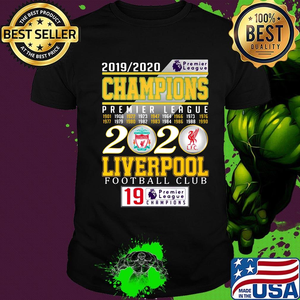 2019 2020 champions premier league 2020 liverpool football club logo shirt