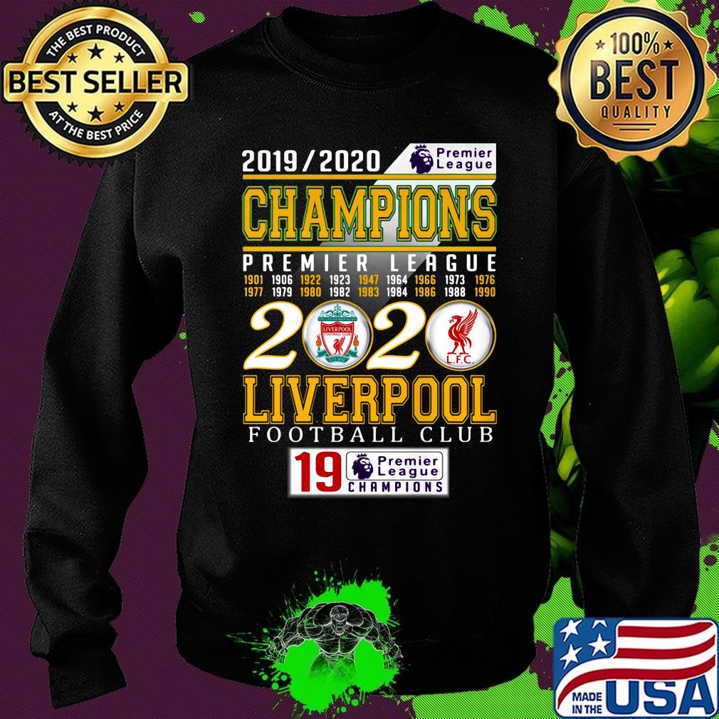 2019 2020 champions premier league 2020 liverpool football club s Sweater 2019 2020 champions premier league 2020 liverpool football club s Sweater