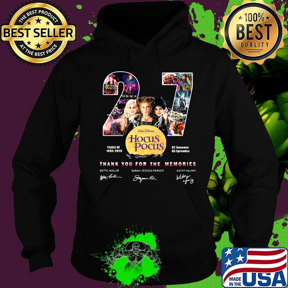 27 years of 1993 2020 02 seasons 05 episodes hocus pocus thank you for the memories signatures s Hoodie 27 years of 1993 2020 02 seasons 05 episodes hocus pocus thank you for the memories signatures s Hoodie