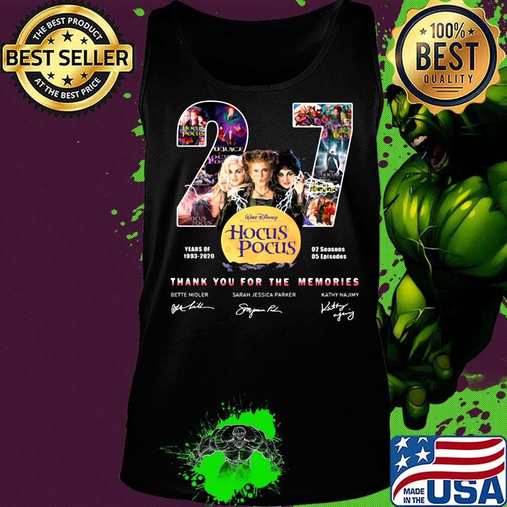 27 years of 1993 2020 02 seasons 05 episodes hocus pocus thank you for the memories signatures s Tank top 27 years of 1993 2020 02 seasons 05 episodes hocus pocus thank you for the memories signatures s Tank top