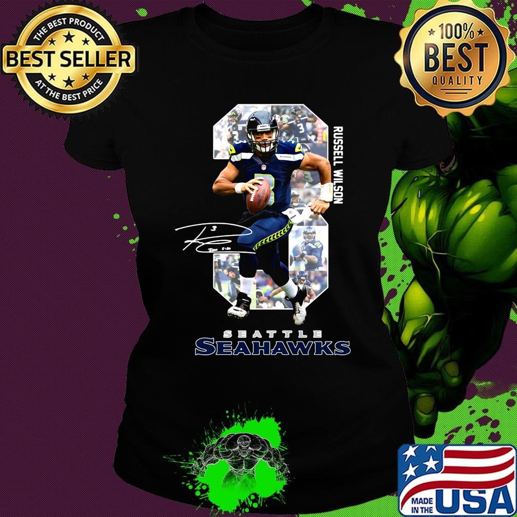 3 russell wilson seattle seahawks signature s Ladies tee 3 russell wilson seattle seahawks signature s Ladies tee