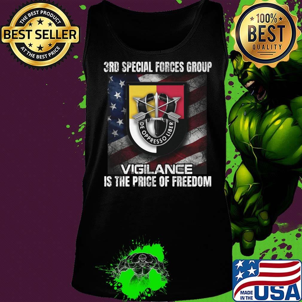 3rd special forces group vigilance is the price of freedom american flag independence day s Tank top 3rd special forces group vigilance is the price of freedom american flag independence day s Tank top