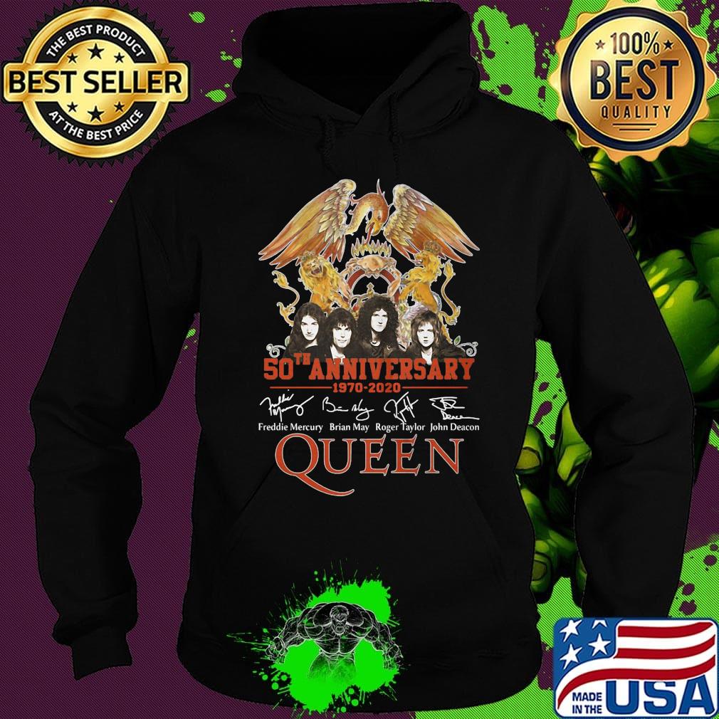 50th anniversary 1970 2020 queen band signatures s Hoodie 50th anniversary 1970 2020 queen band signatures s Hoodie