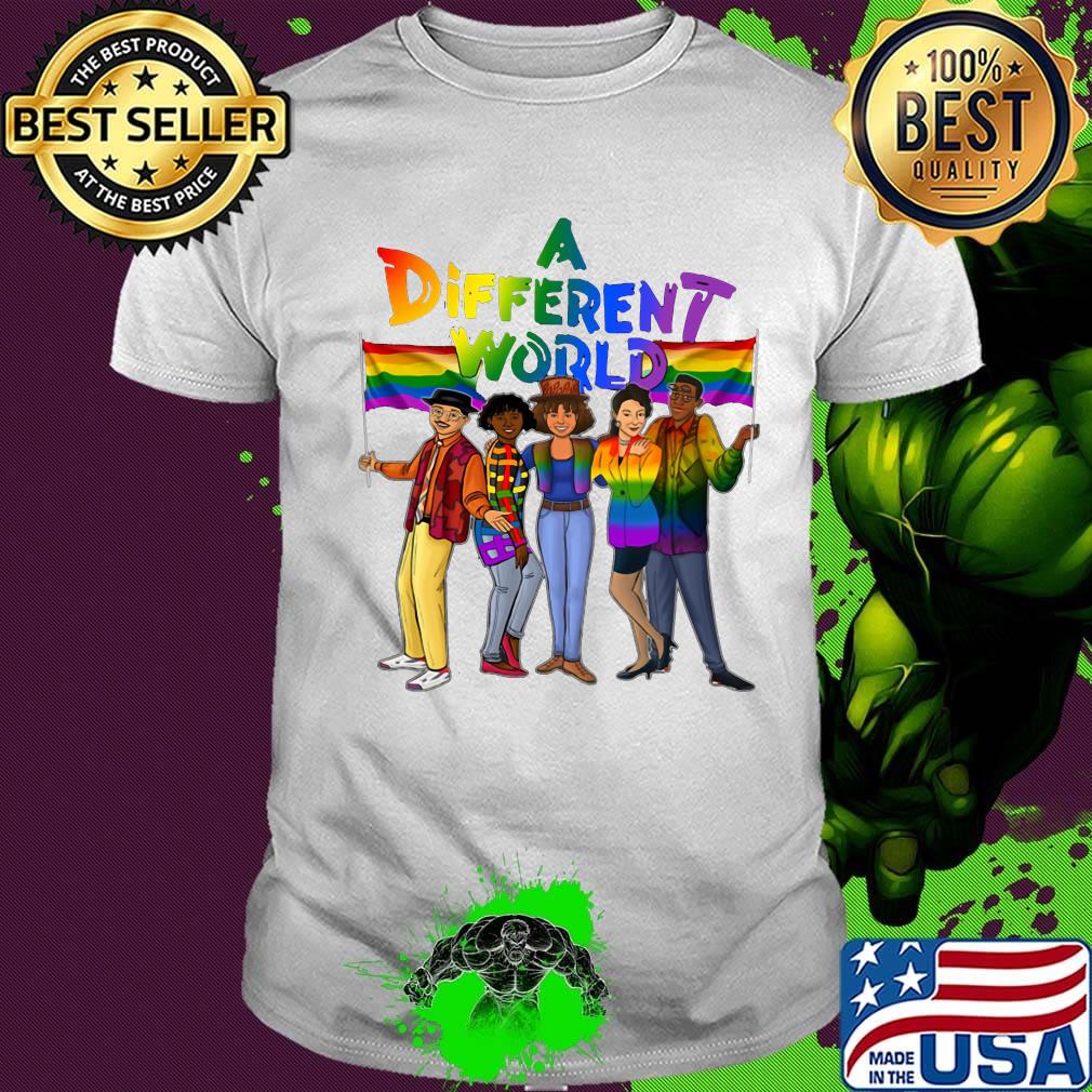 A different world flag LGBT shirt