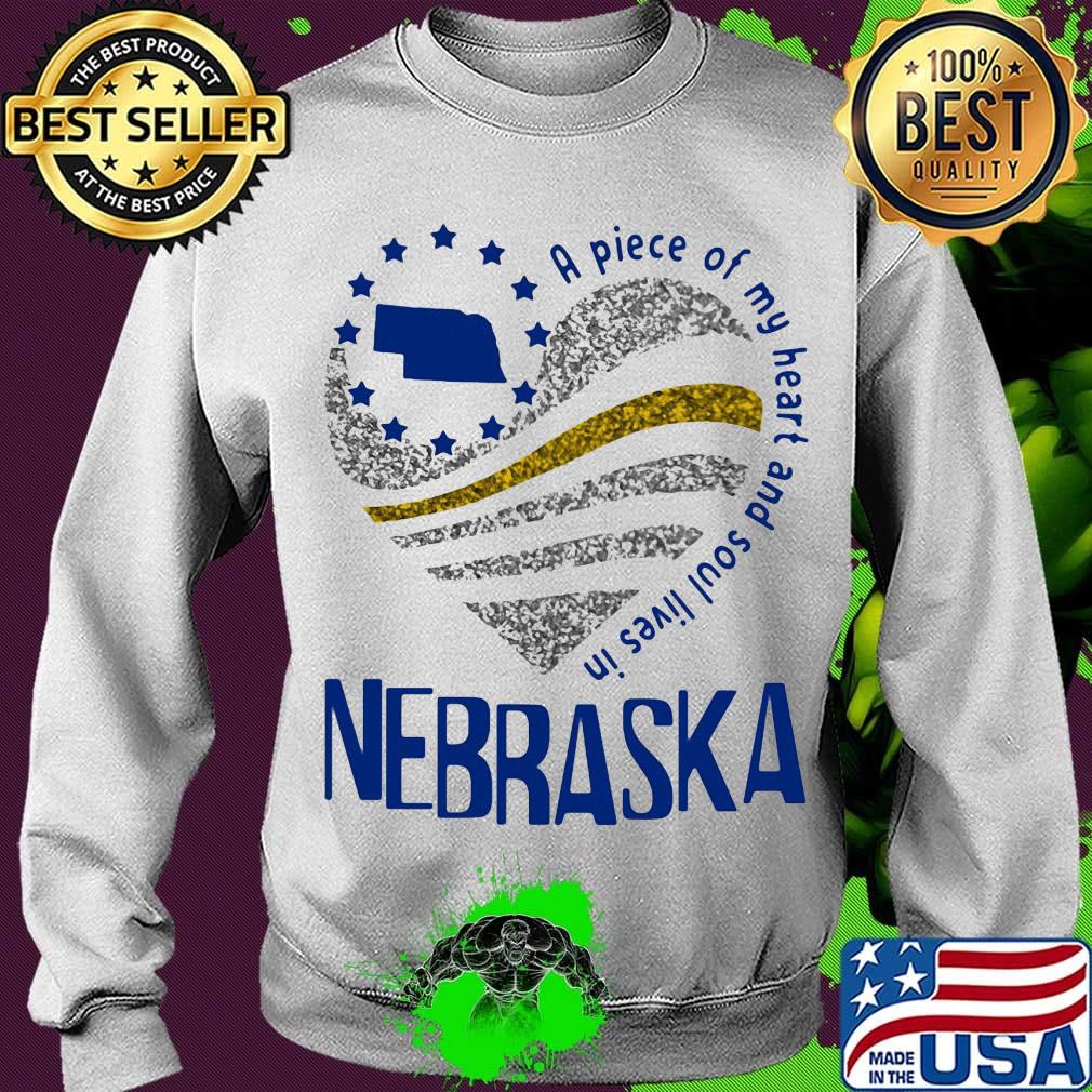A piece of my heart and soul lives in Nebraska Map s Sweater A piece of my heart and soul lives in Nebraska Map s Sweater