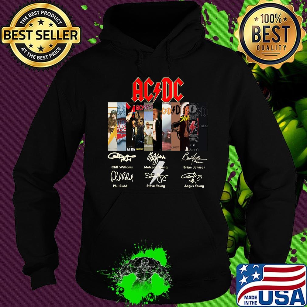 Acdc band members signatures s Hoodie Acdc band members signatures s Hoodie