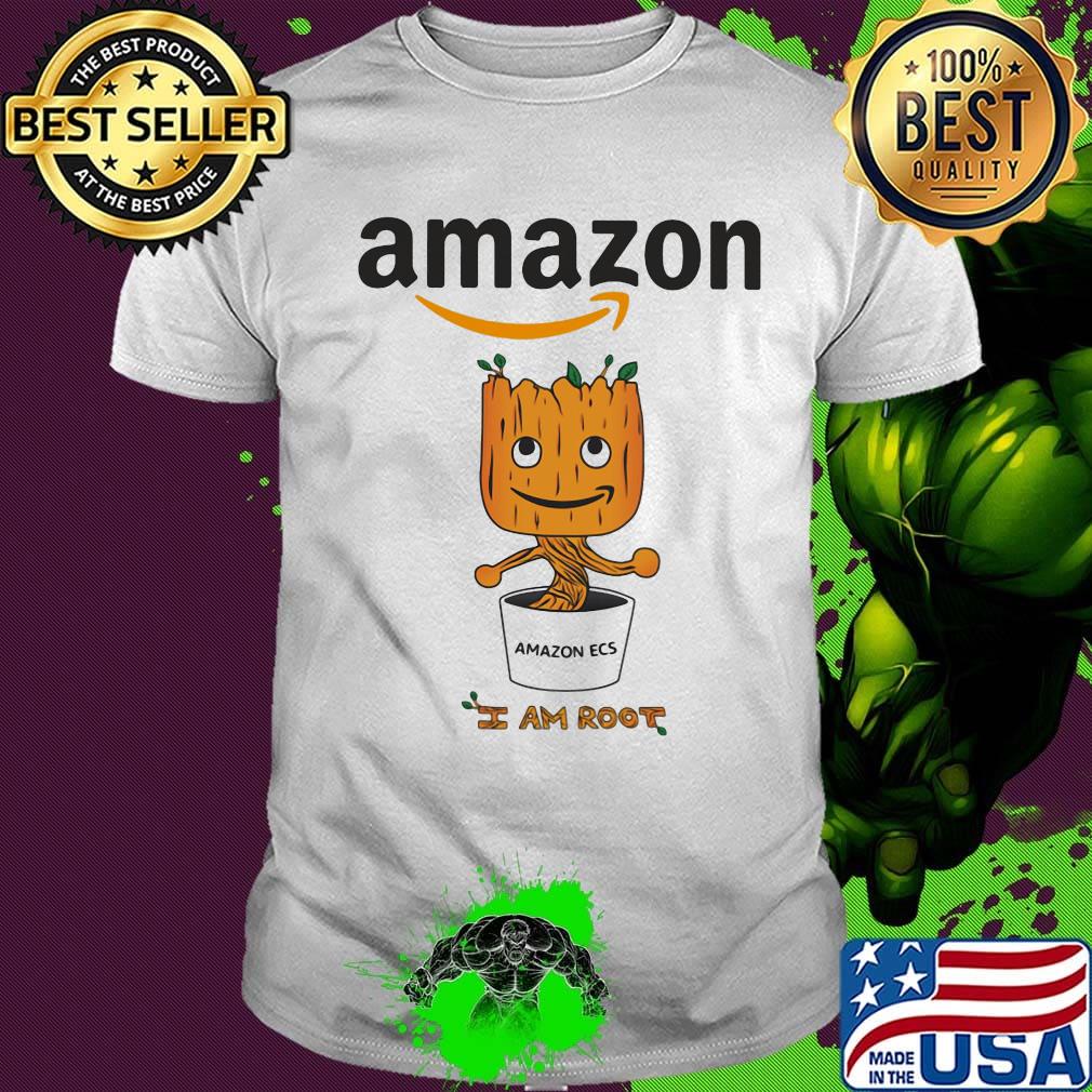 Amazon ecs i am baby groot shirt