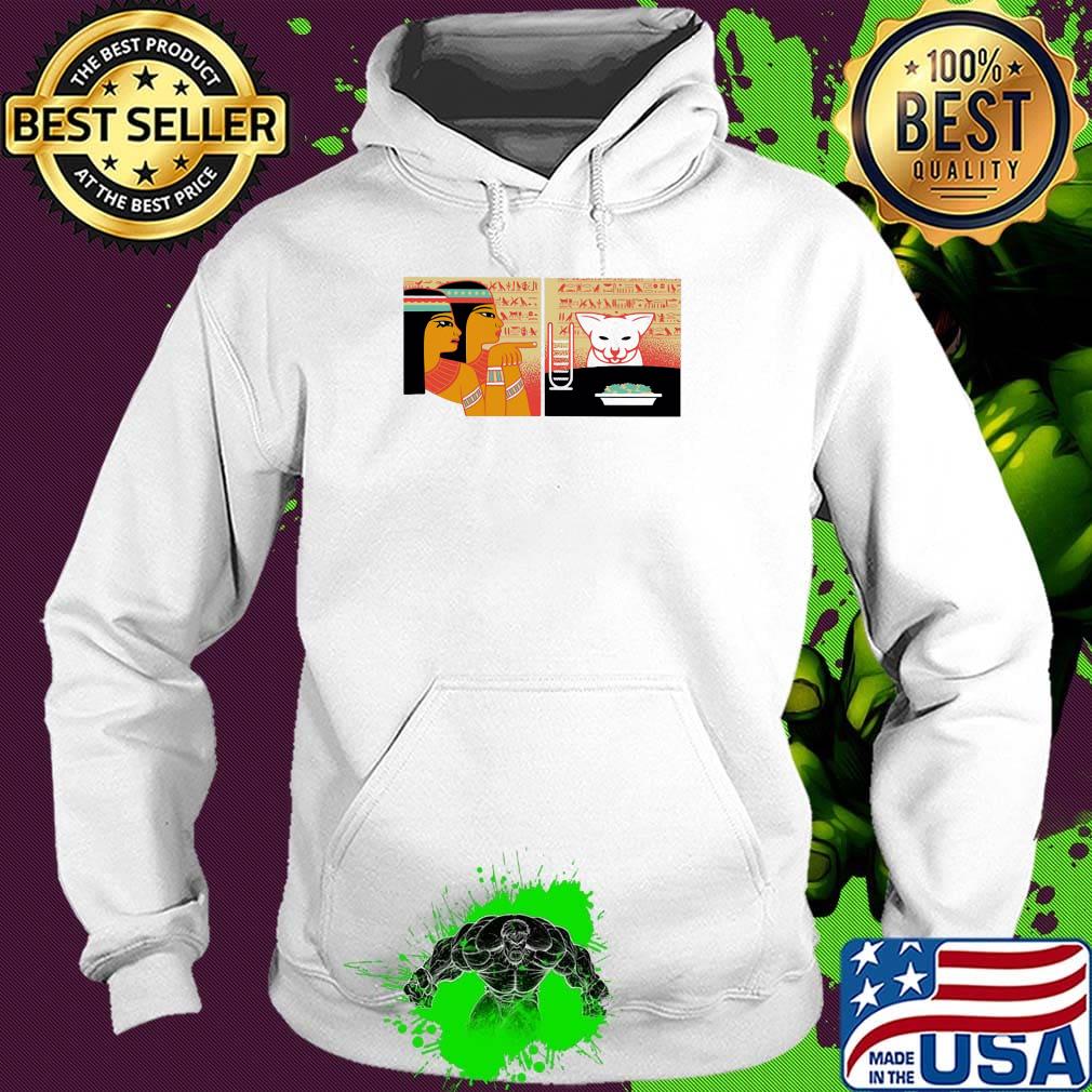 Ancient egypt cat eating rice s Hoodie Ancient egypt cat eating rice s Hoodie